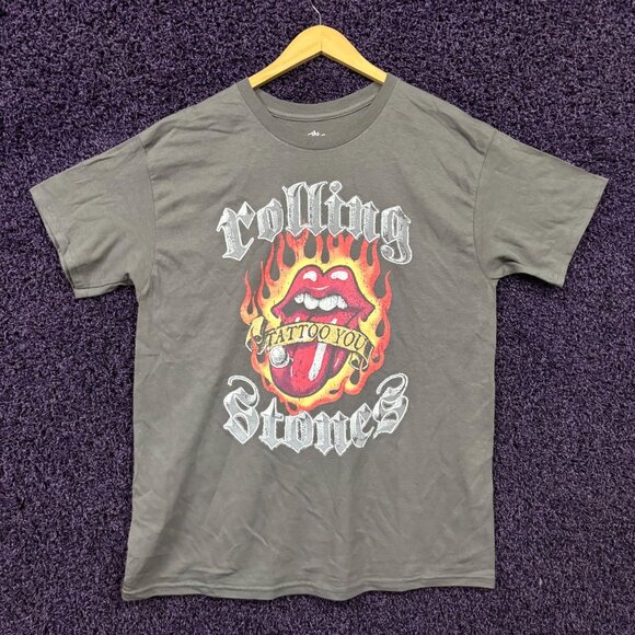 The Rolling Stones Tattoo You Album Hot Lips Band T-Shirt L - Picture 1 of 4